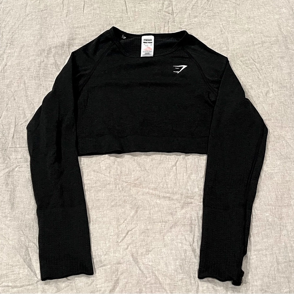 Gym shark vital seamless long sleeve crop
